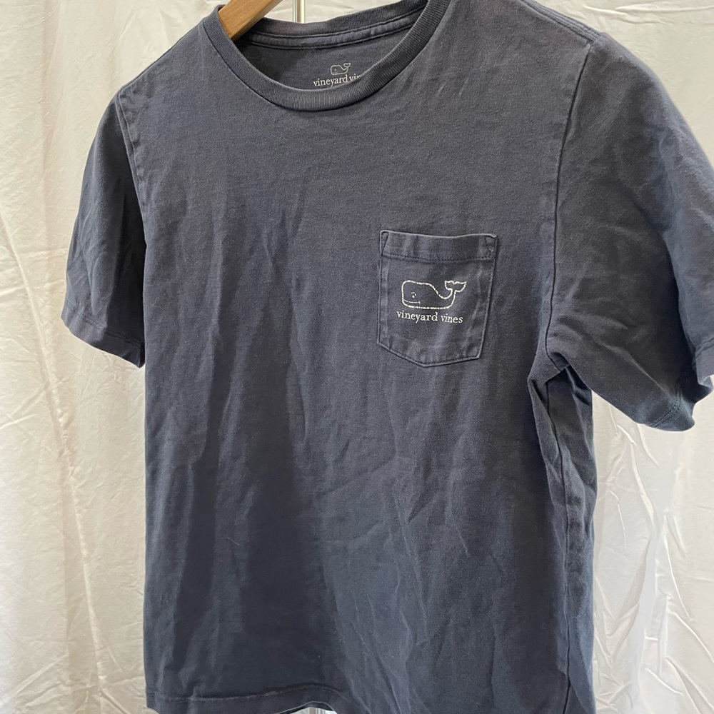Vintage Whale Short-Sleeve Pocket Tee YOUTH Medium